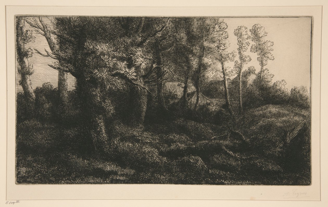Lisiere de Foret (skogkanten) av Alphonse Legros