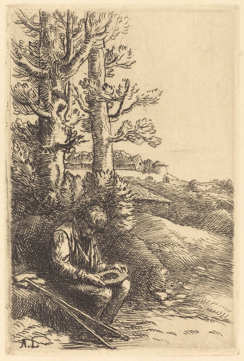 Lille tigger (den lille tiggeren) av Alphonse Legros