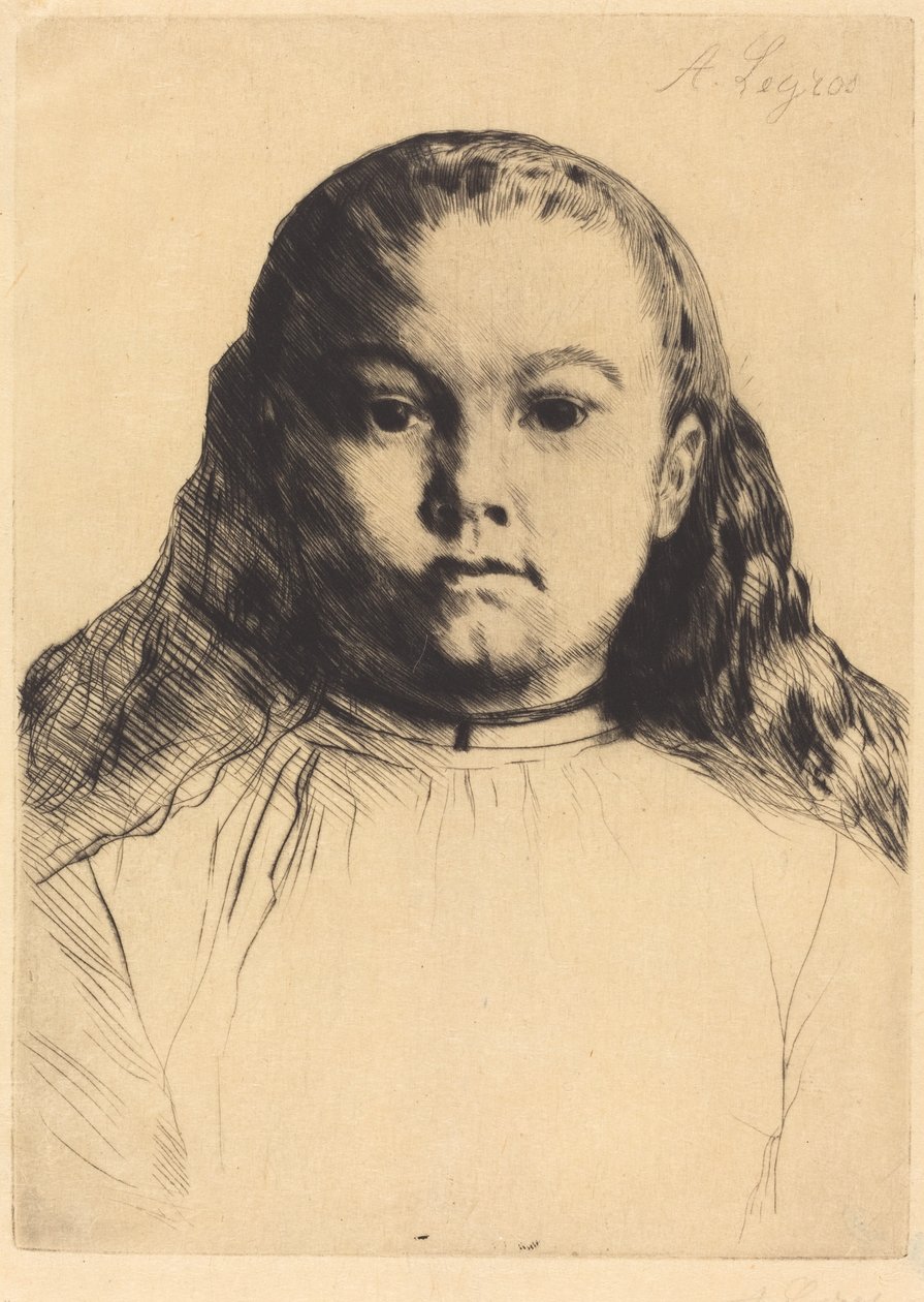 Lille Marie av Alphonse Legros