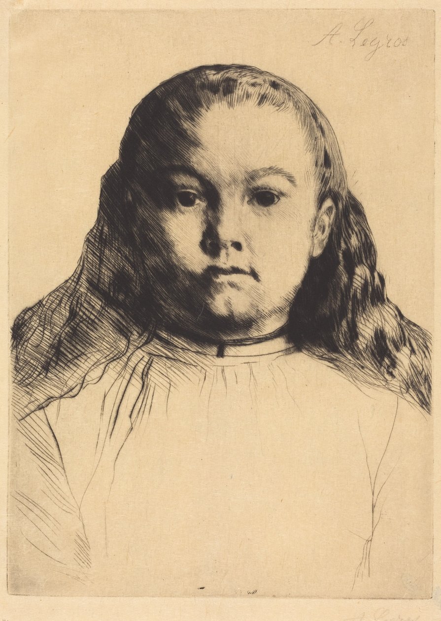 Lille Marie av Alphonse Legros