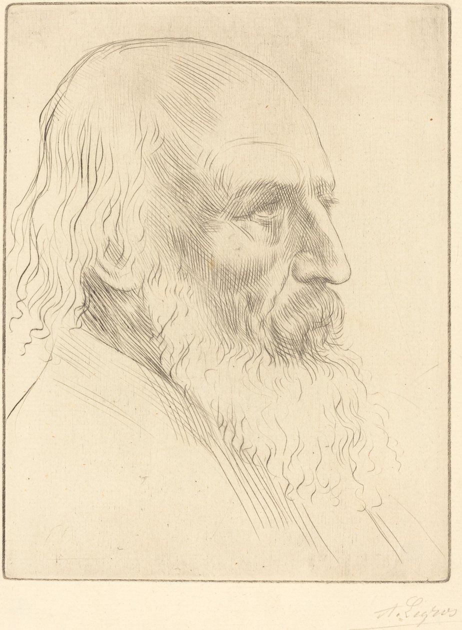 Lord A. Tennyson, 3. plate av Alphonse Legros