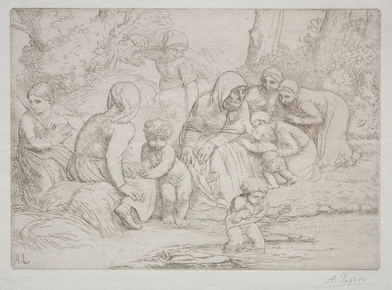 Sommer. av Alphonse Legros