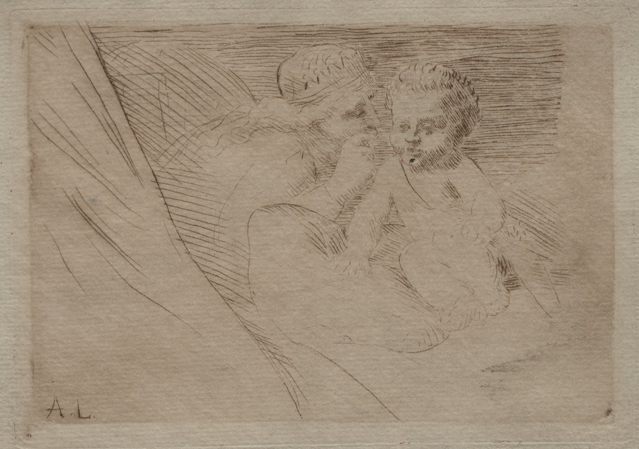 Mab og Cupid av Alphonse Legros