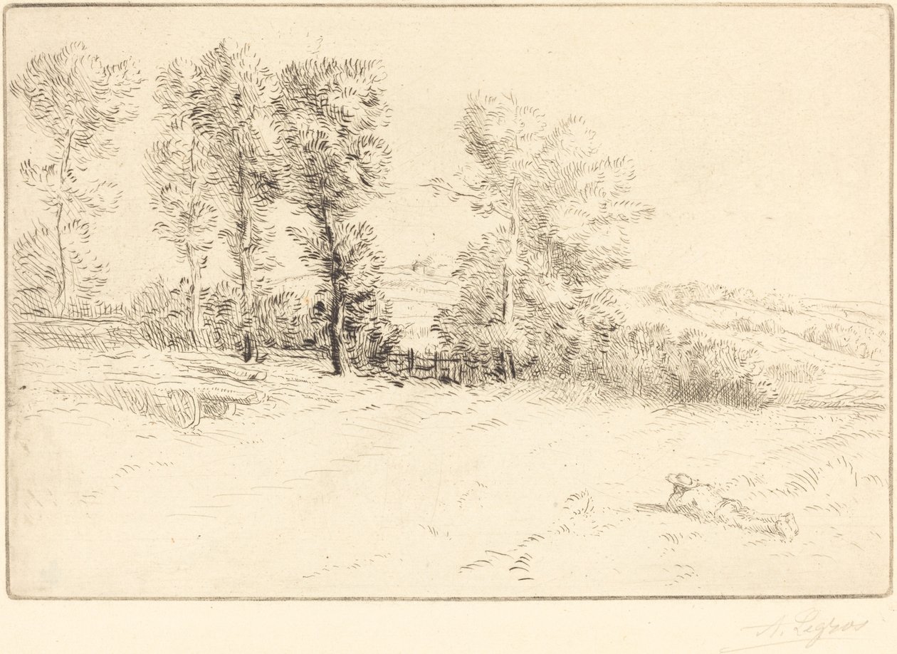 Eng i Sunshine Le pre ensoleille. av Alphonse Legros