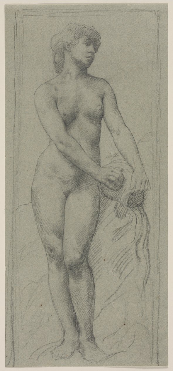 Naken kvinne av Alphonse Legros