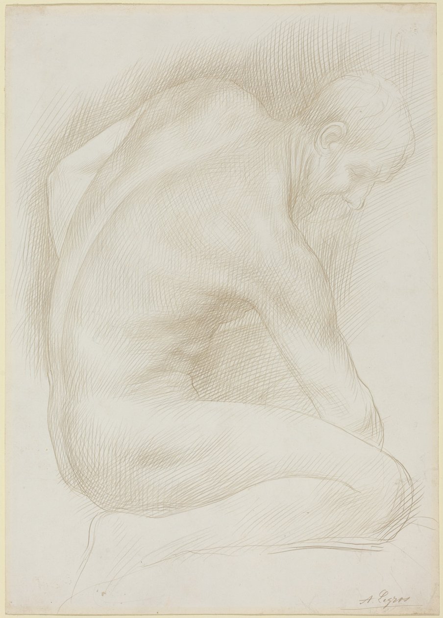 Den gamle mannen av Alphonse Legros