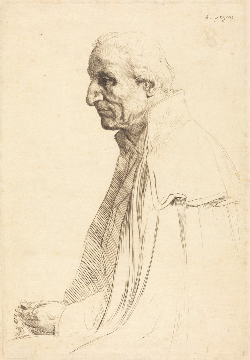 Gammel spanjol av Alphonse Legros