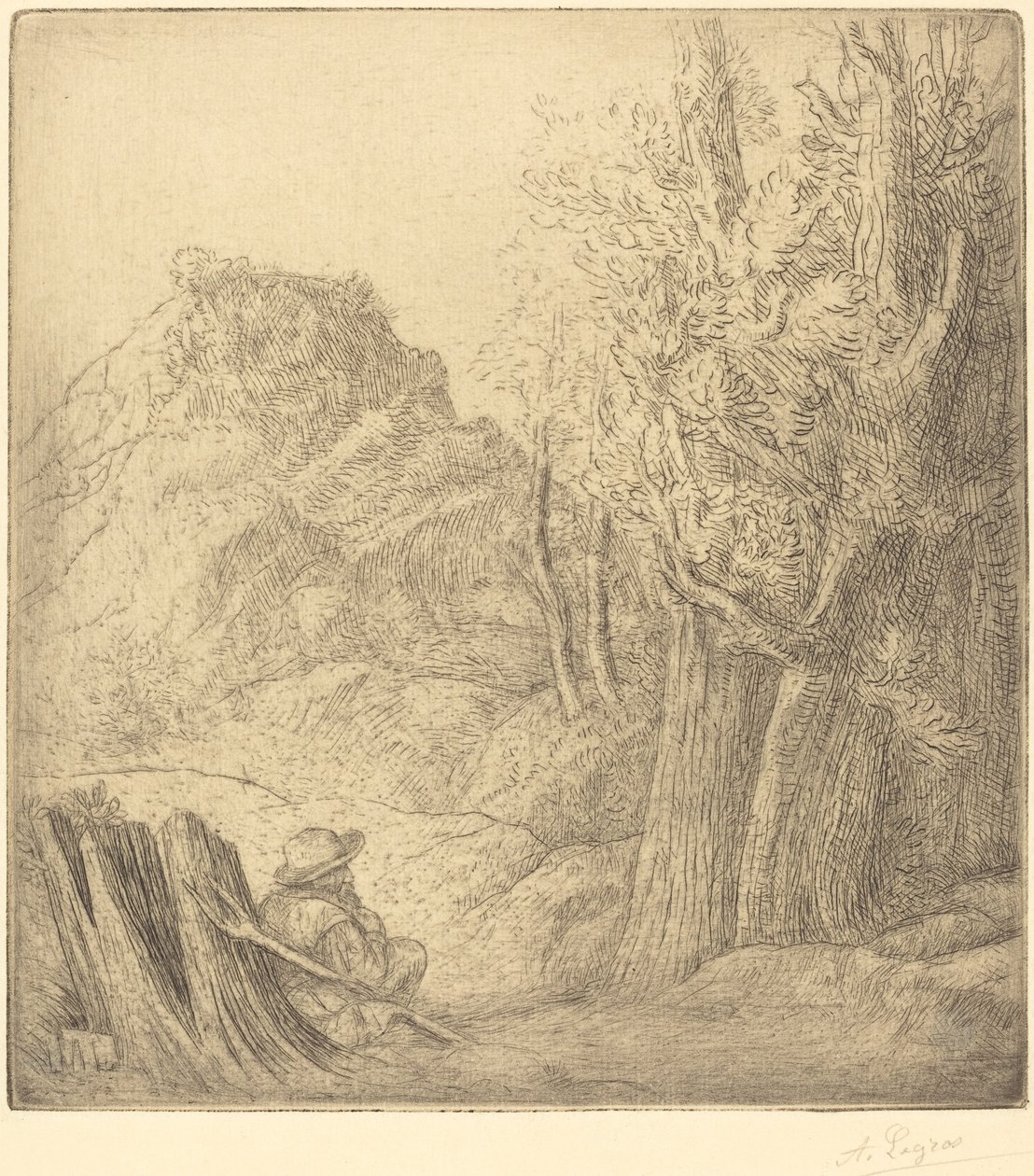 Gamle landsbyen av Alphonse Legros