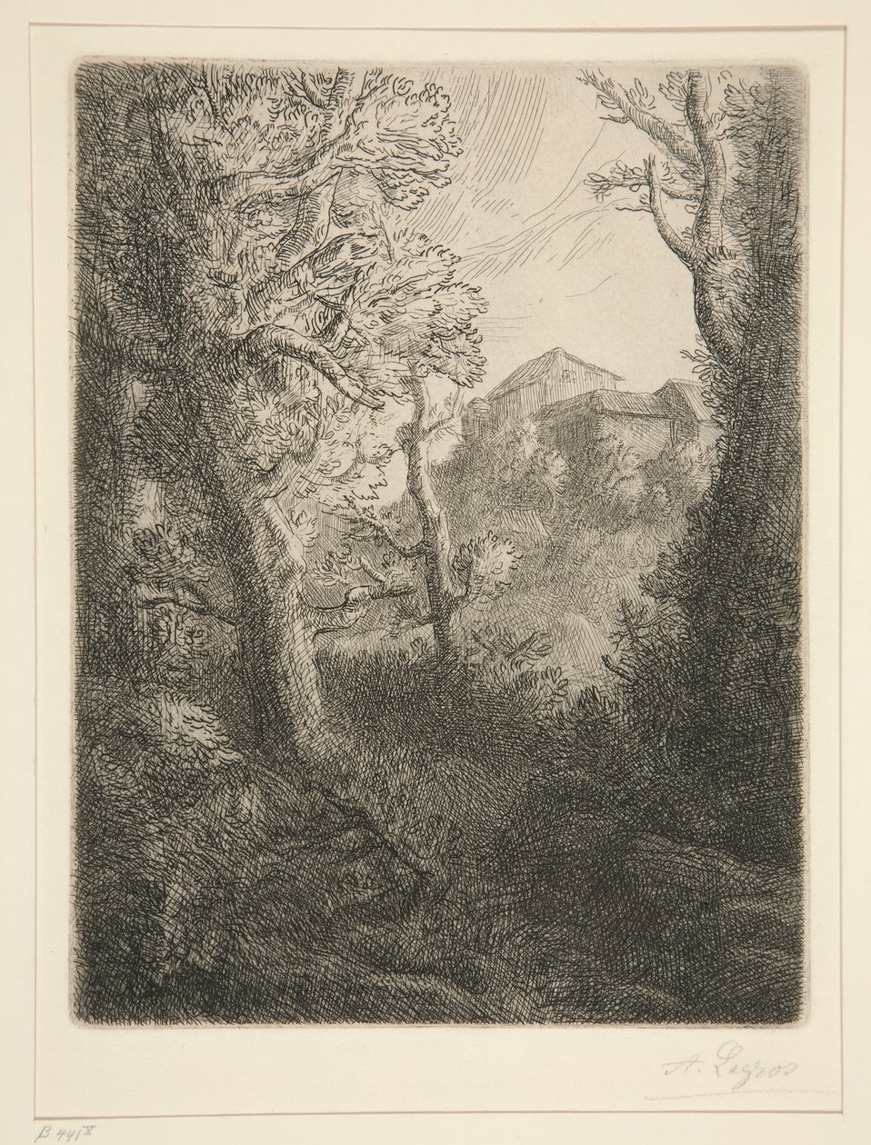Landsbygda av Alphonse Legros