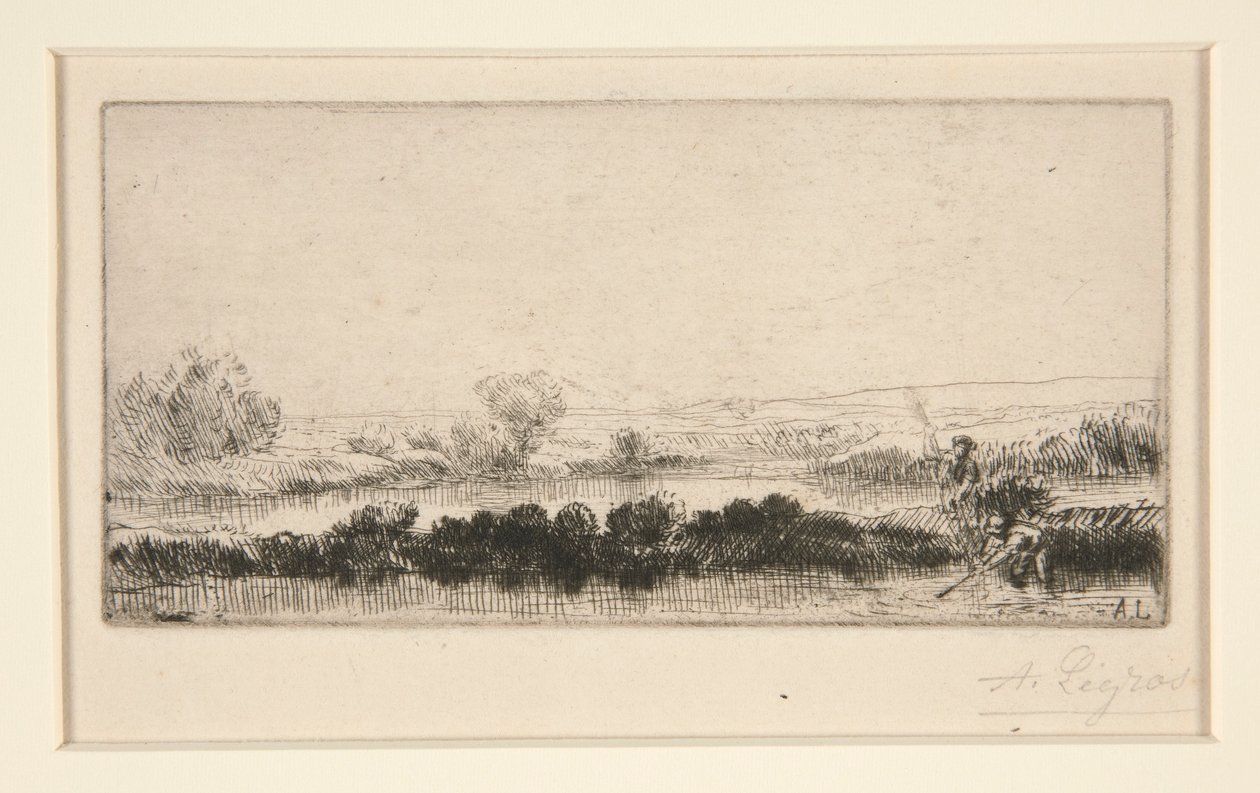 Landsbygden i Tourbieres: I myrene av Alphonse Legros