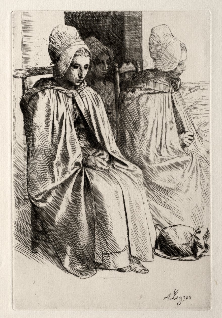 Bondekvinne i nabolaget Boulogne av Alphonse Legros