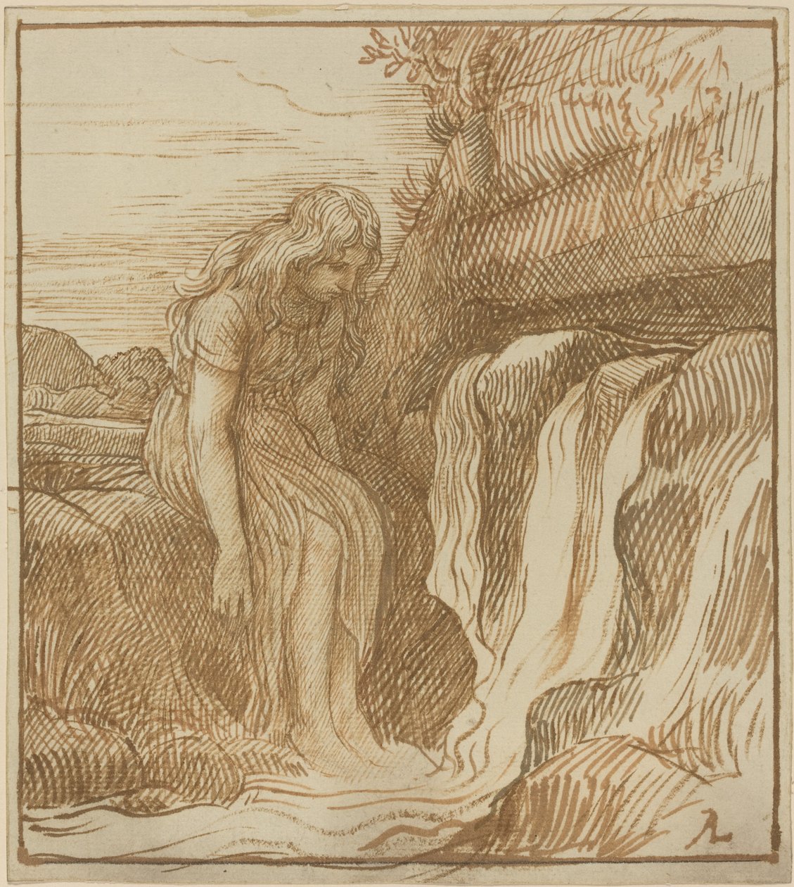 Bonde ved Kilden av Alphonse Legros