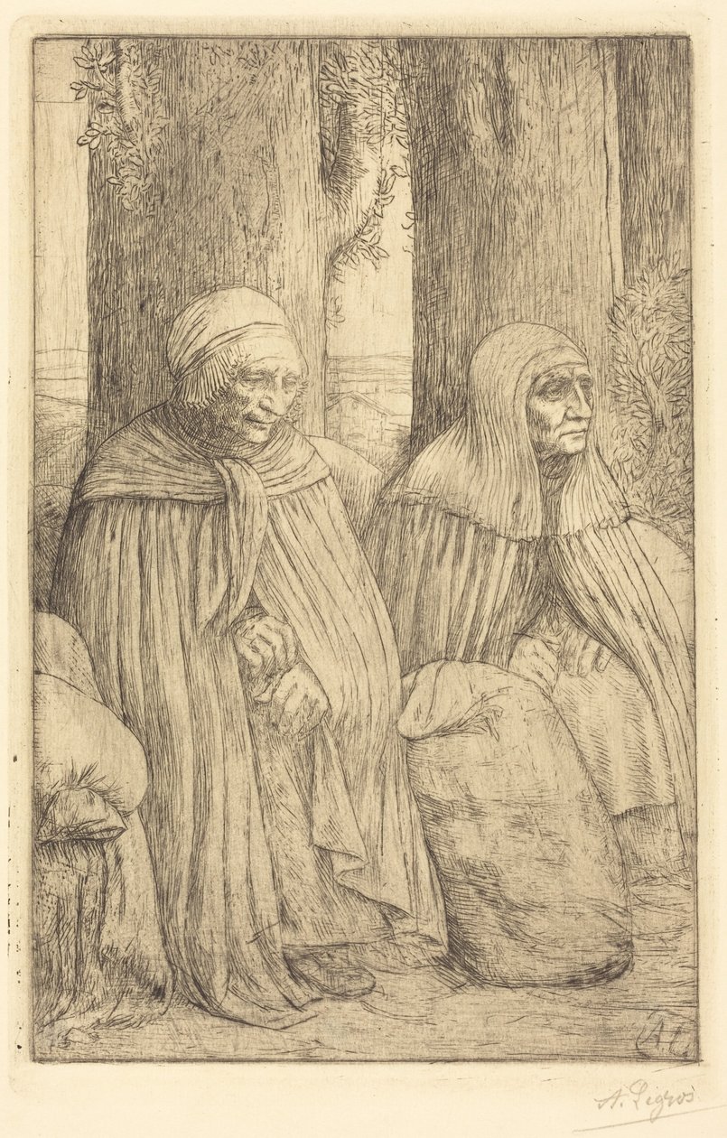 Bondefolk av Alphonse Legros