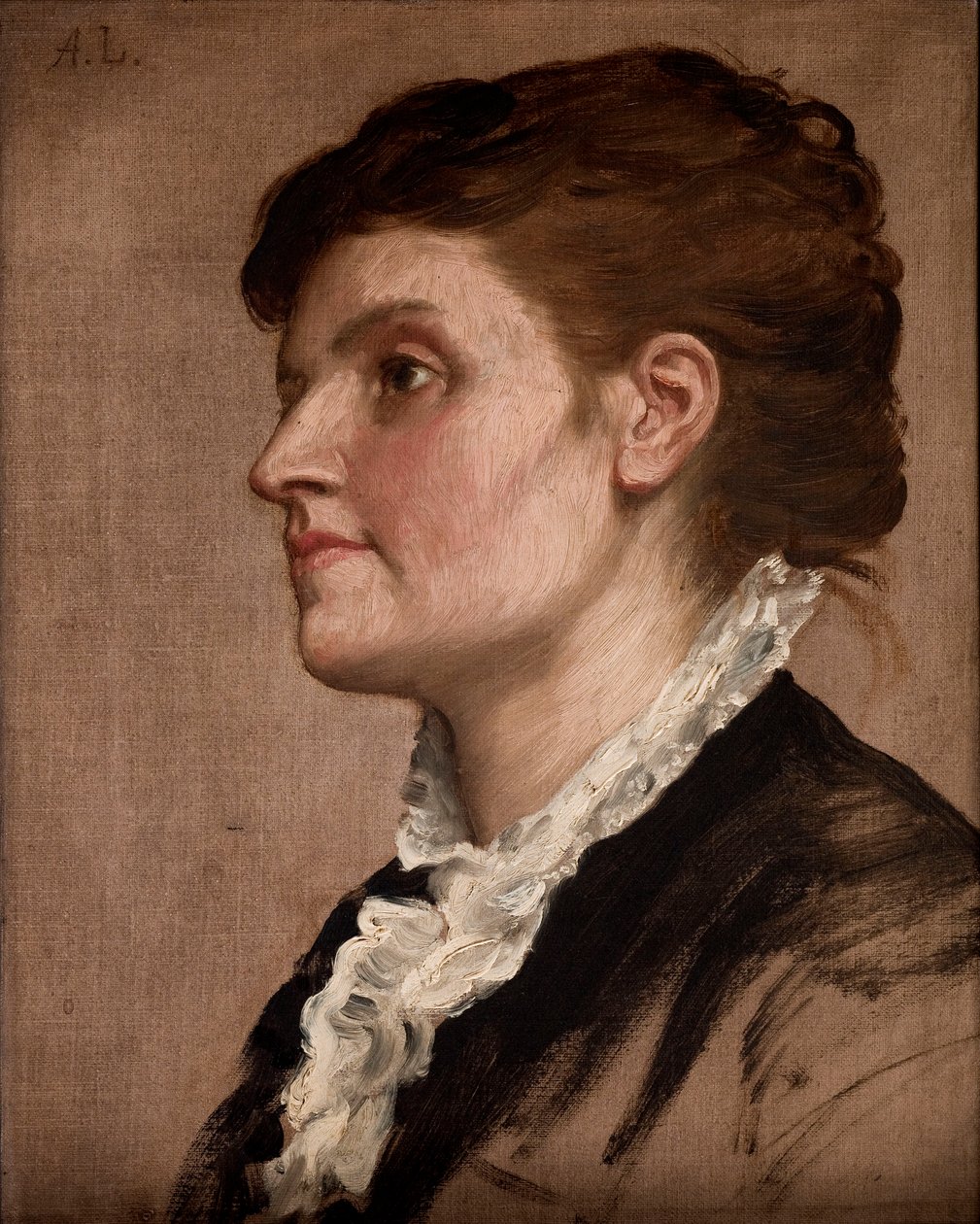 Portrett av en kvinne av Alphonse Legros
