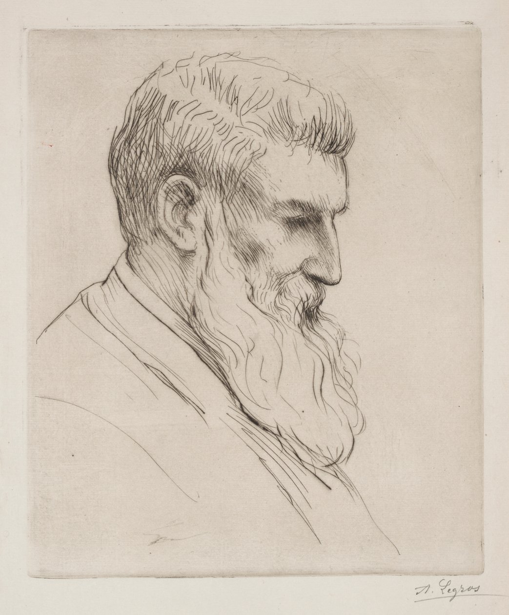 Portrett av Craibe Angus av Alphonse Legros