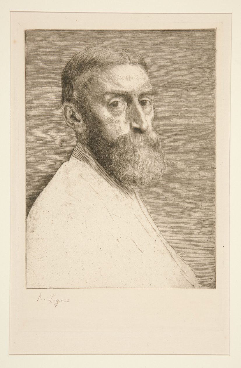 Portrett av E. J. Poynter, Esq. av Alphonse Legros
