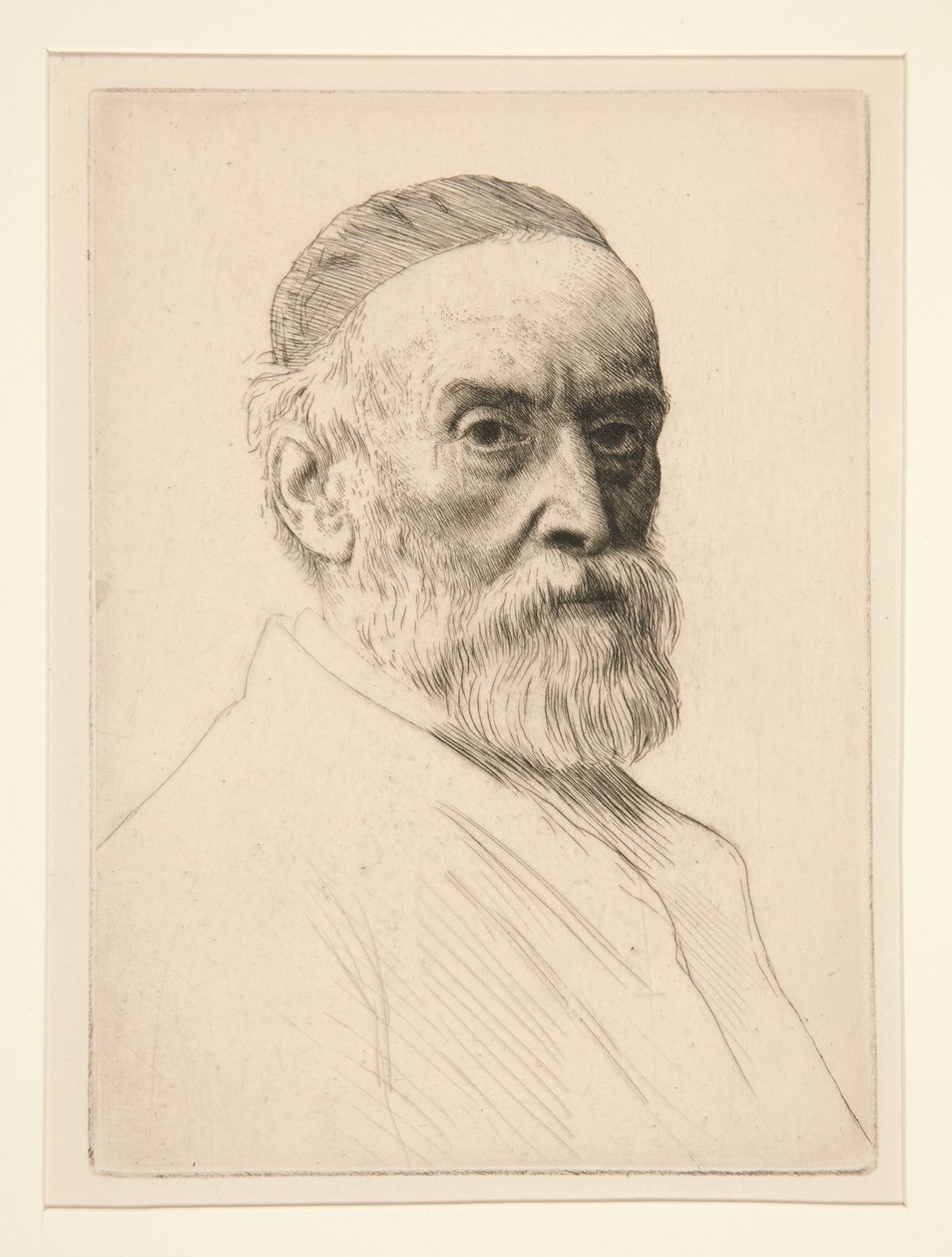 Portrett av G. F. Watts (R.A.) av Alphonse Legros