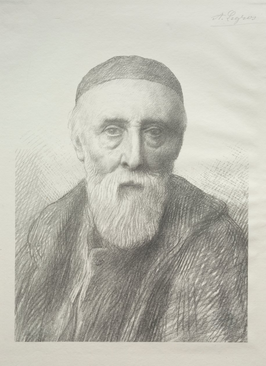 Portrett av George Frederic Watts (andre plate) av Alphonse Legros