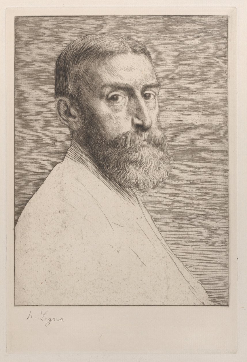 Portrett av Sir Edward John Poynter, 1877. av Alphonse Legros