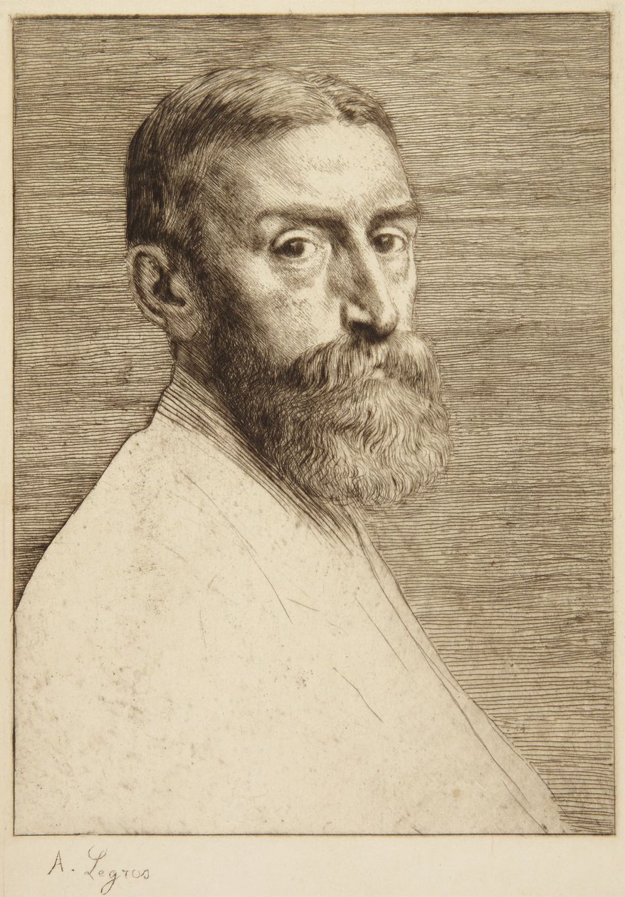 Portrett av Sir Edward Poynter av Alphonse Legros