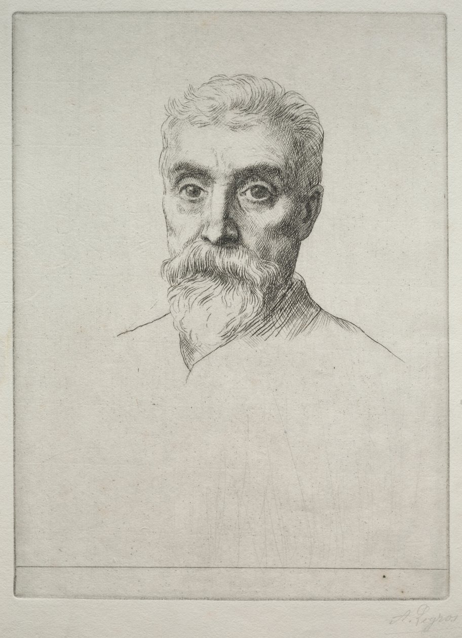 Portrett av Sir Hiram S. Maxim av Alphonse Legros