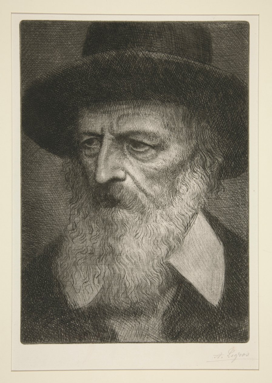 Portrett av Tennyson av Alphonse Legros