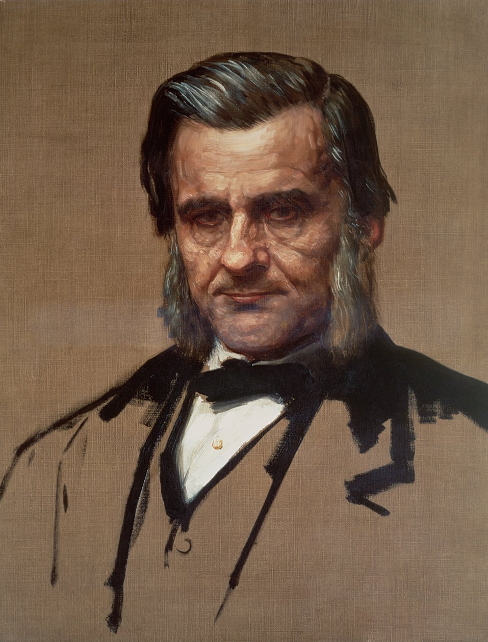 Portrett av Thomas Henry Huxley (1825-95) av Alphonse Legros