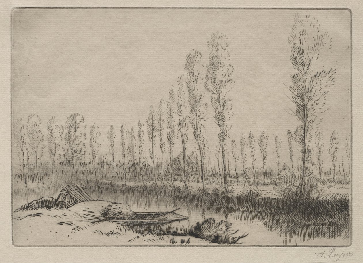 Nær Amiens, torvmyrer av Alphonse Legros