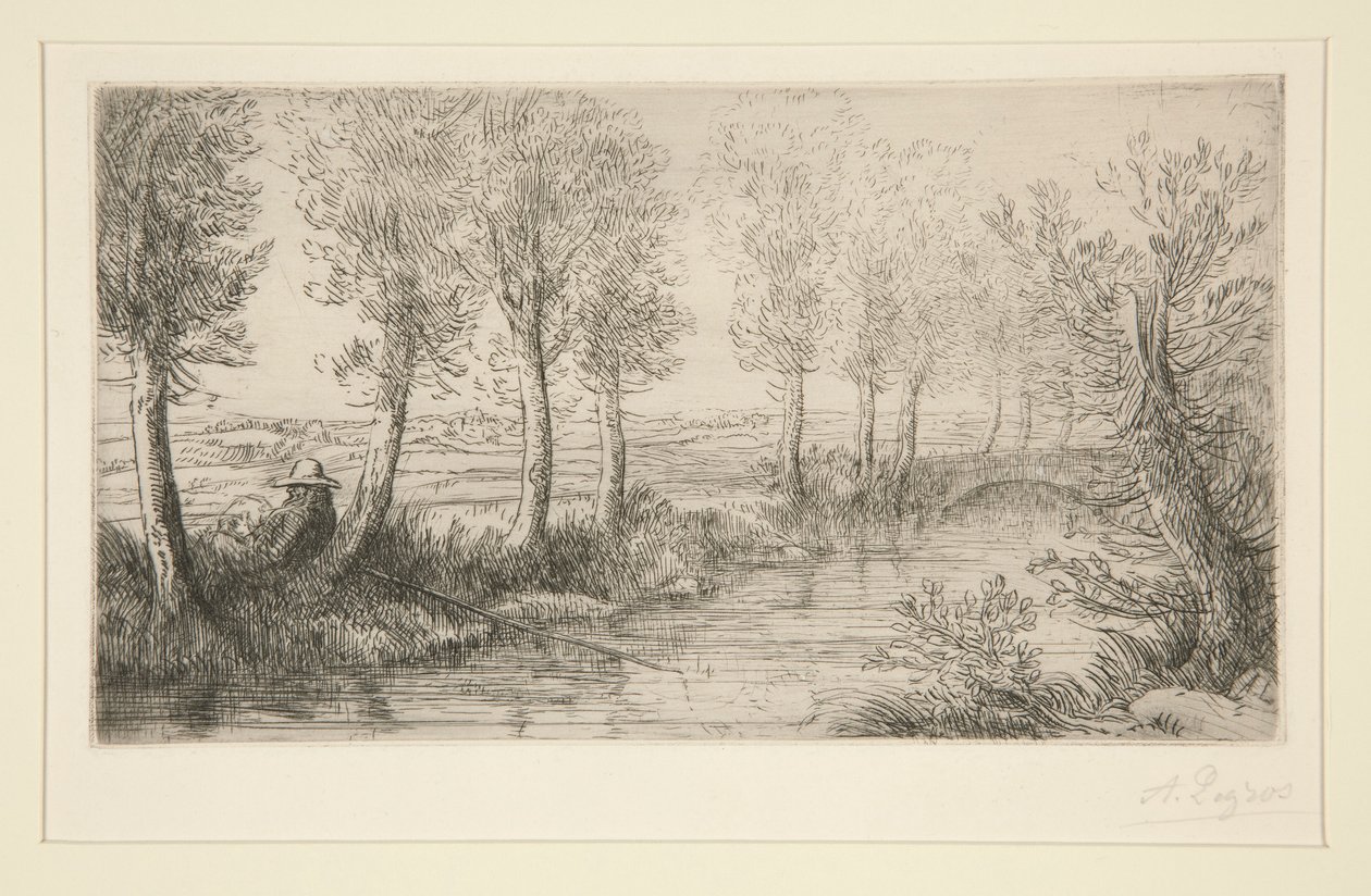 Pres du moulin (nær møllen) av Alphonse Legros