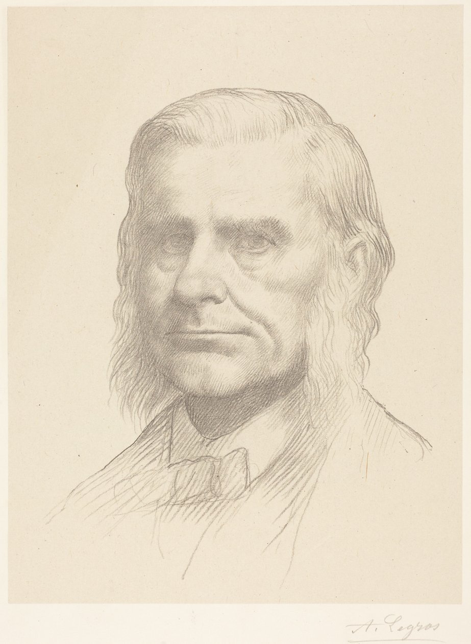 Professor Huxley, plate II av Alphonse Legros