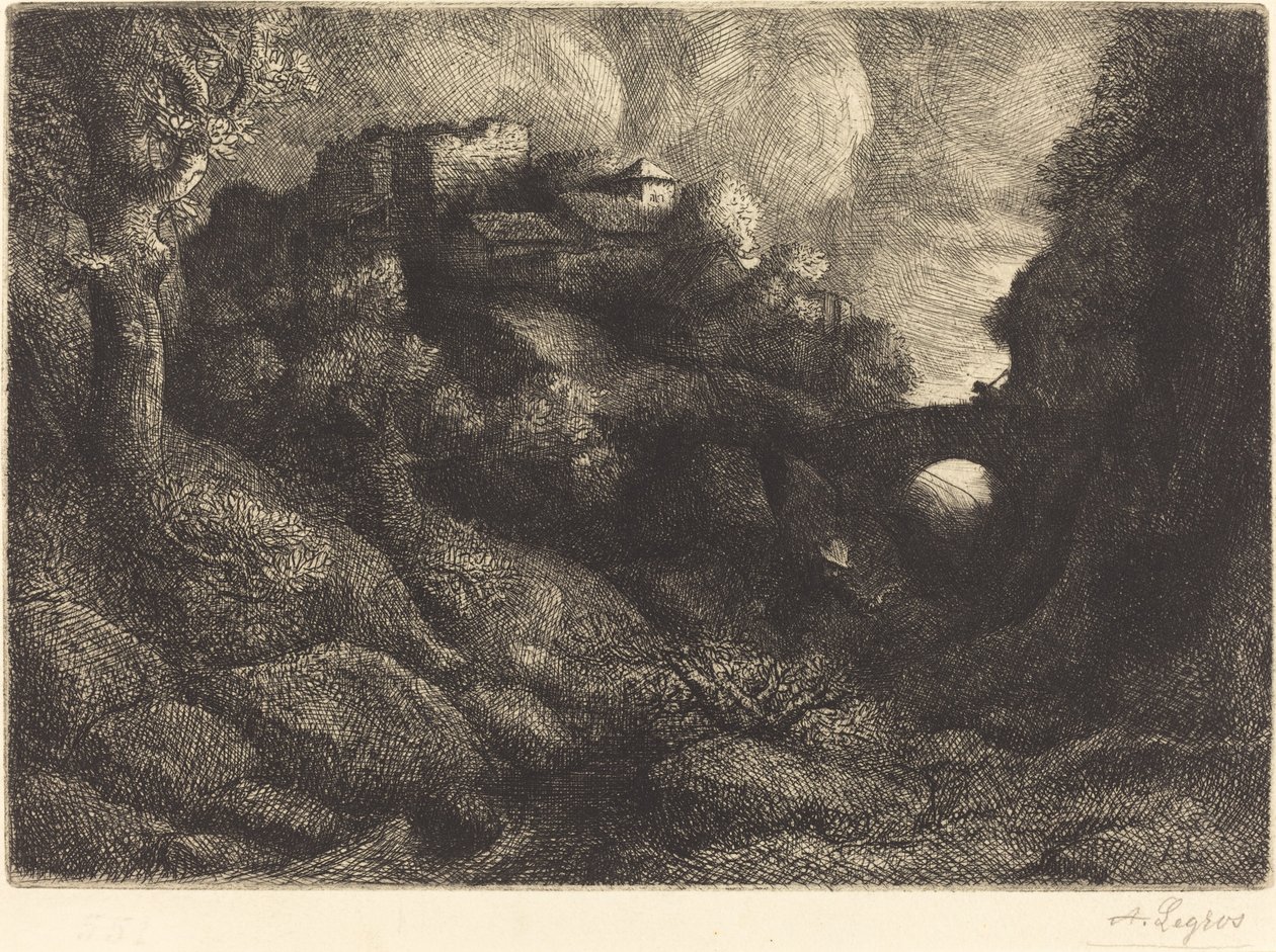 Minne om Italia (Souvenir d'Italie) av Alphonse Legros
