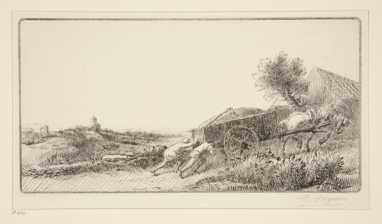 Å bringe inn Hay av Alphonse Legros