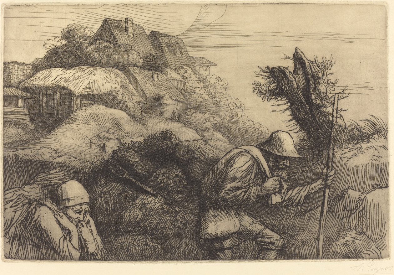 Tilbake fra skogen av Alphonse Legros