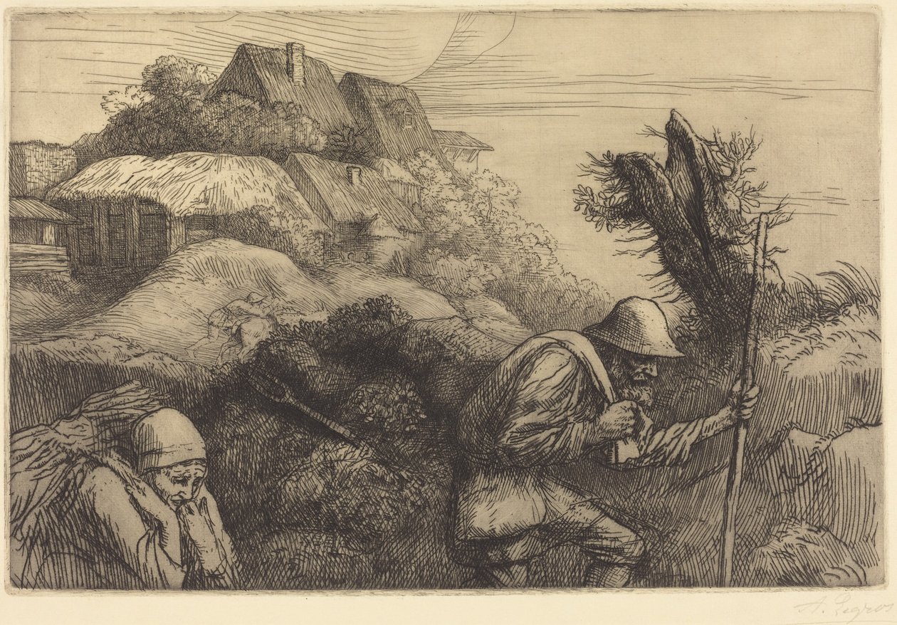 Tilbakekomst fra skogen av Alphonse Legros