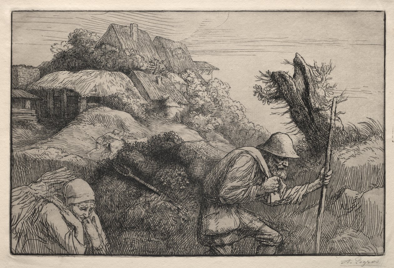 Tilbake fra skogen av Alphonse Legros