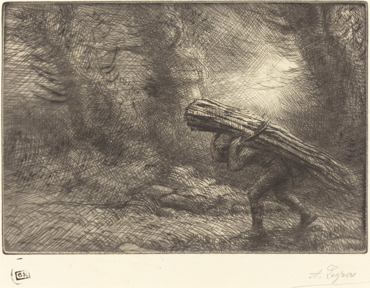 Retur til hytta Returen til hytta. av Alphonse Legros