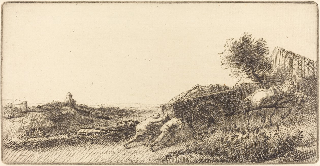 Returnerer med Hay (Rentrant le foin) av Alphonse Legros
