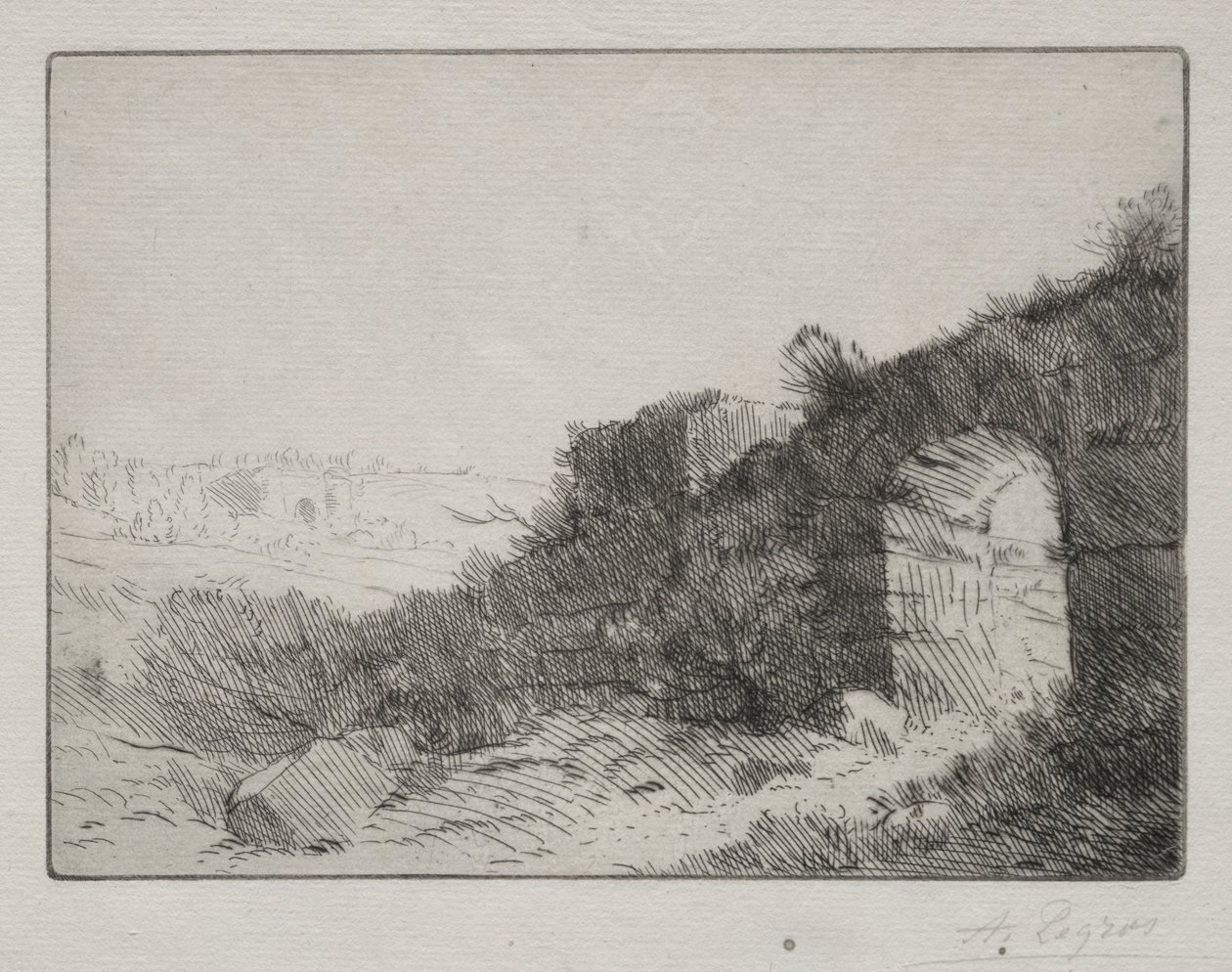romerske ruiner av Alphonse Legros