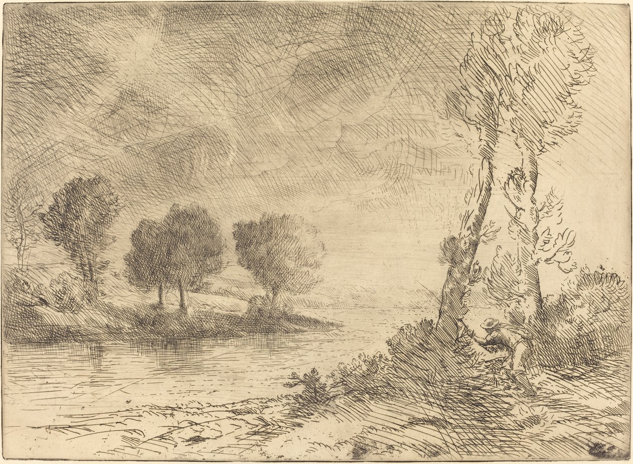 Laksefisker Laksefiskeren. av Alphonse Legros
