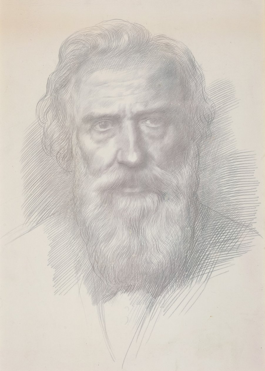 Selvportrett av Alphonse Legros