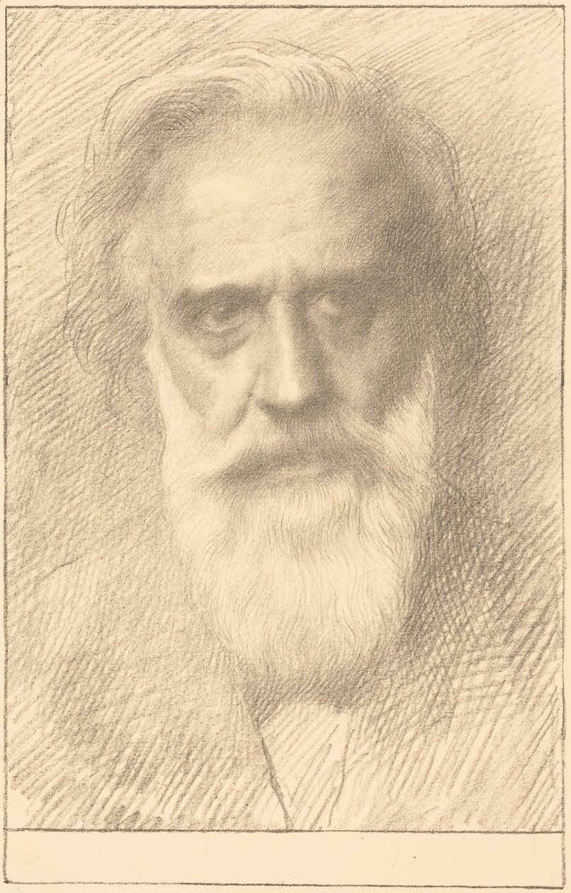 Selvportrett av Alphonse Legros