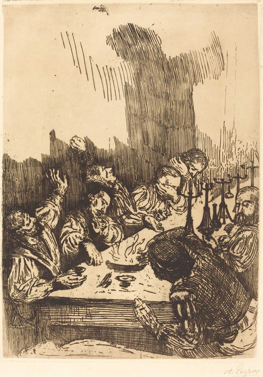 Shadow Ombre. av Alphonse Legros