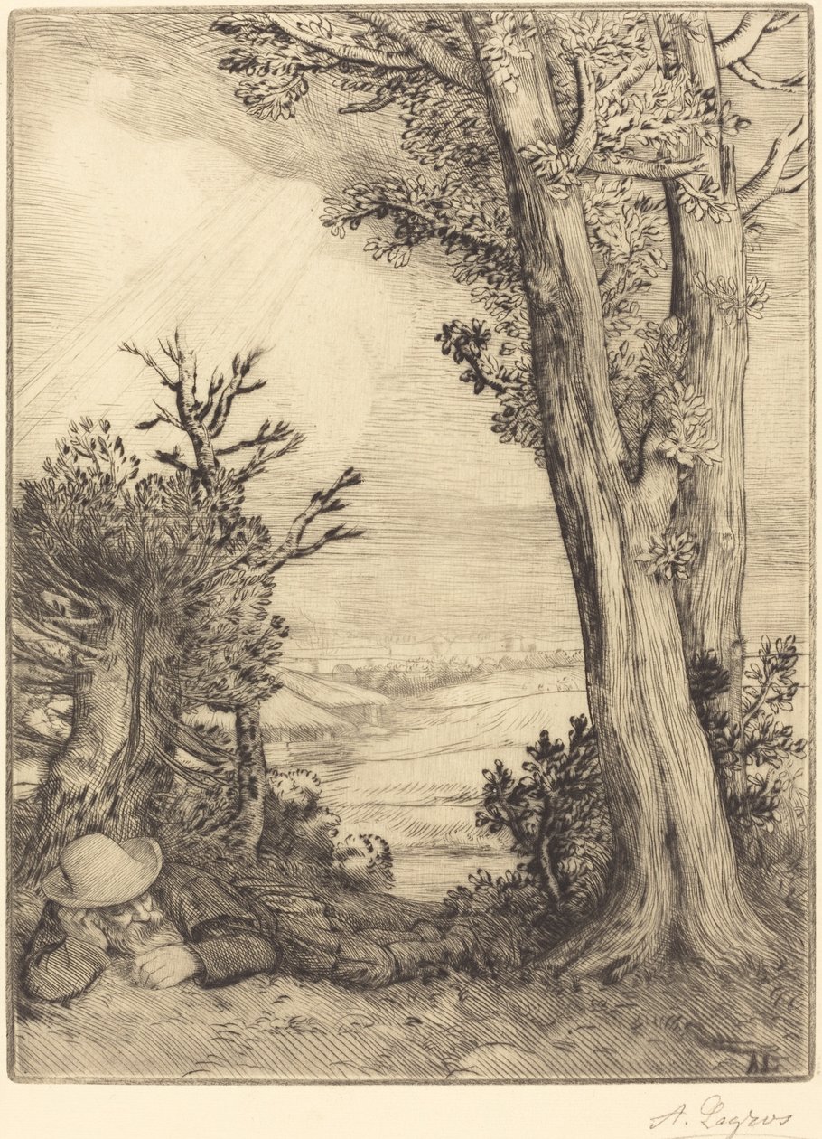 Siesta på landet av Alphonse Legros