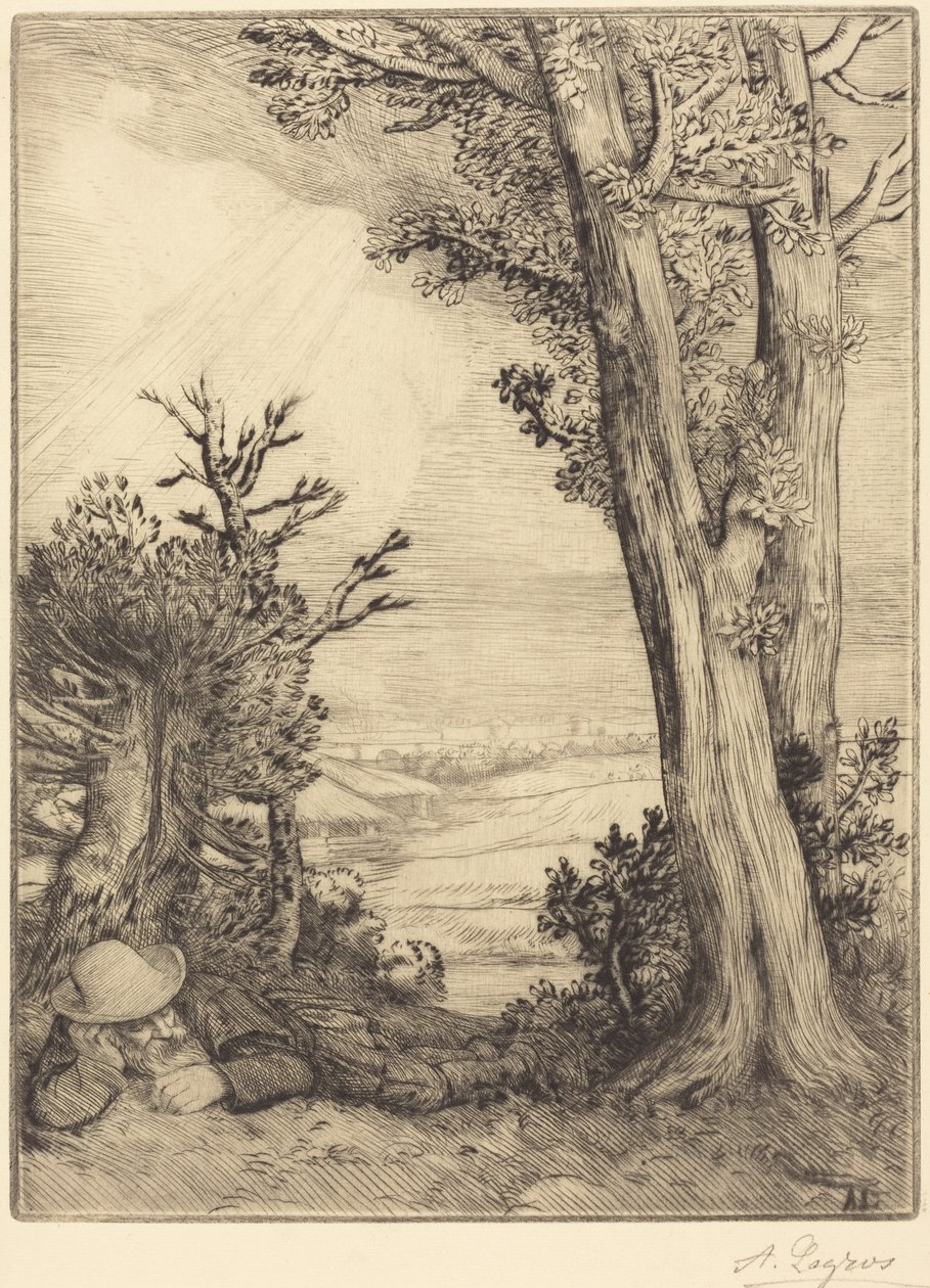 Siesta på landet av Alphonse Legros