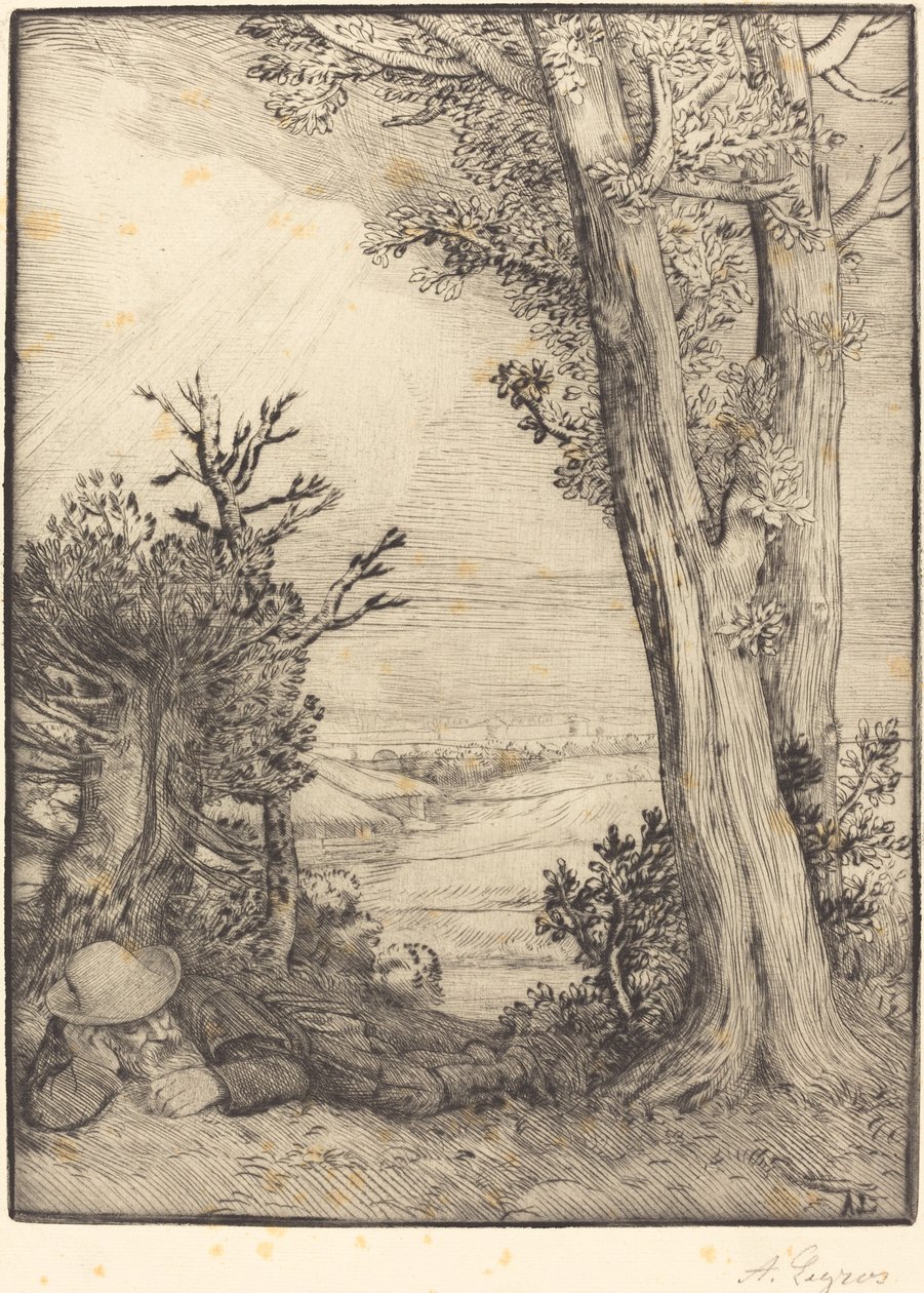 Siesta på landet Siesta på landet. av Alphonse Legros