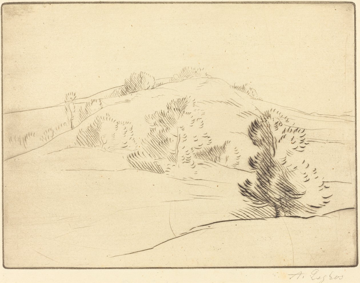 Small Hill (Le coteau) av Alphonse Legros