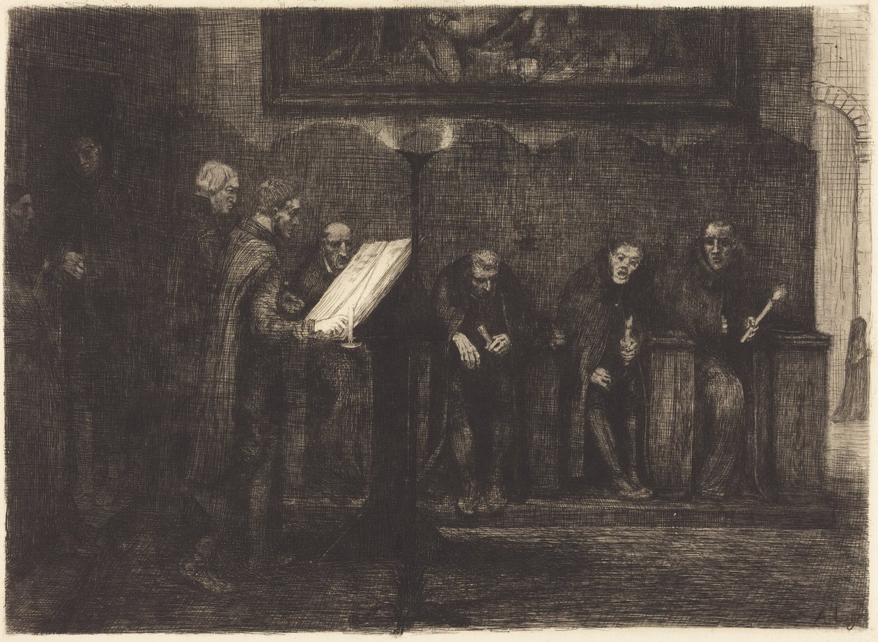 Spanish Singers (De spanske sangerne) av Alphonse Legros