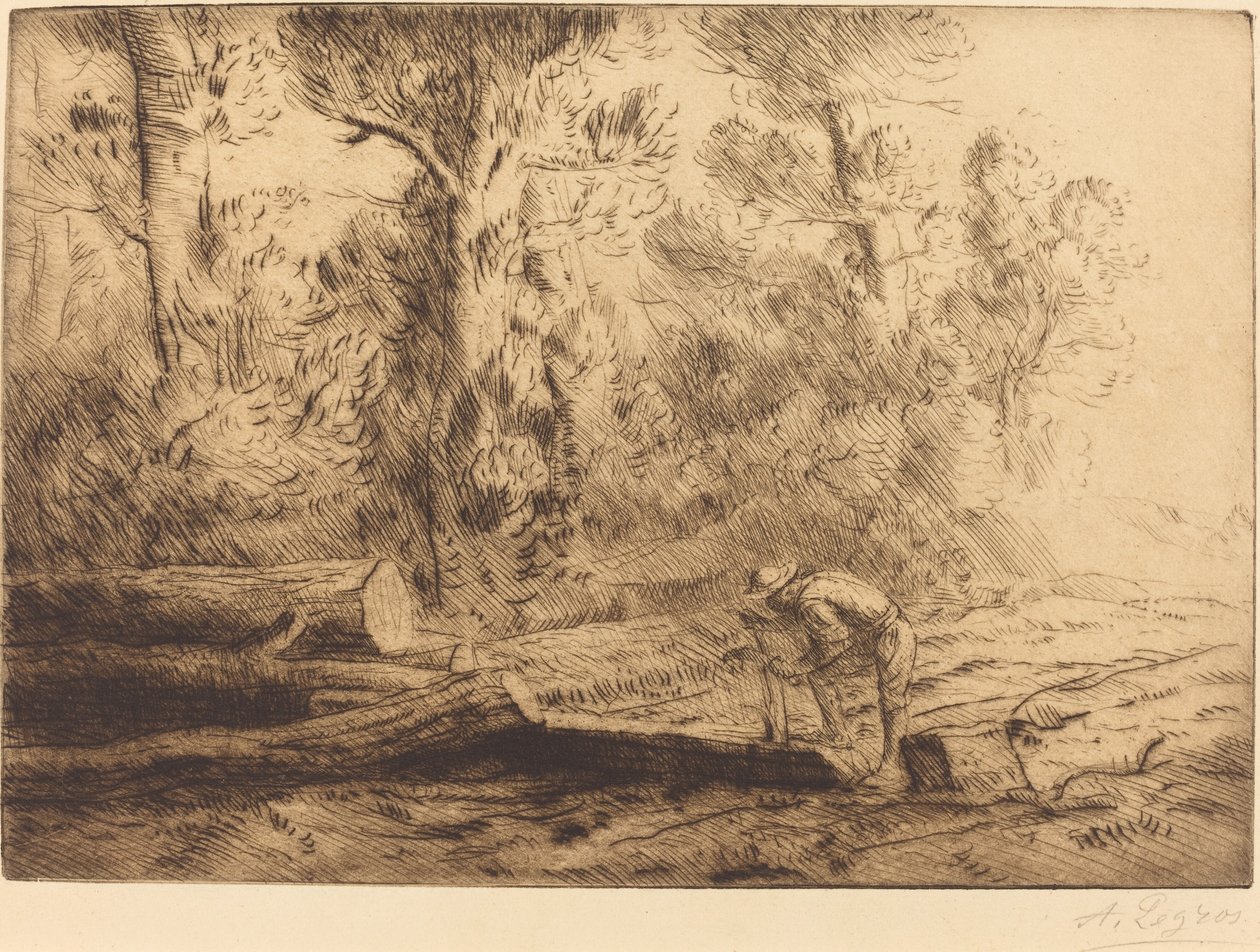 Kvadring av logger av Alphonse Legros