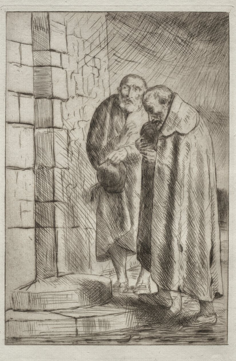 St. Pierre og St. Paul ved porten til Mr. Richard. av Alphonse Legros