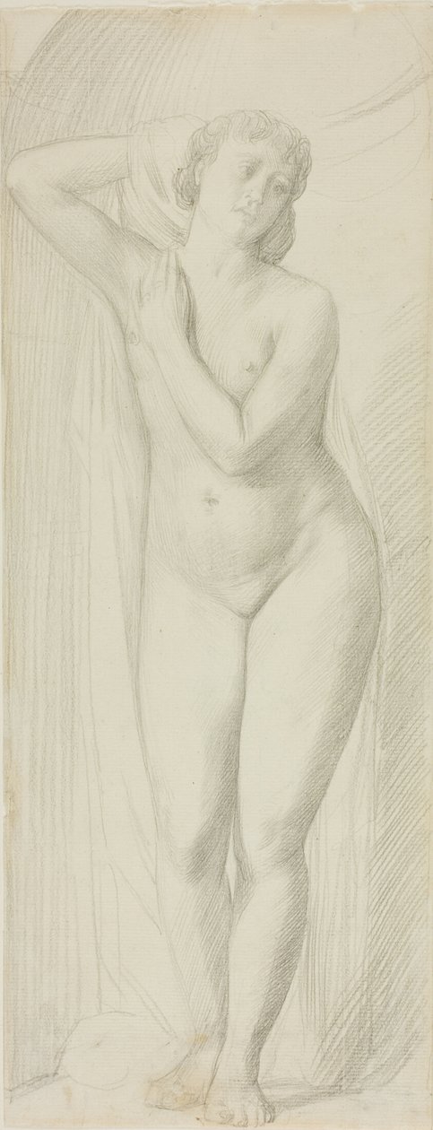 Stående kvinnelig nakenfigur av Alphonse Legros